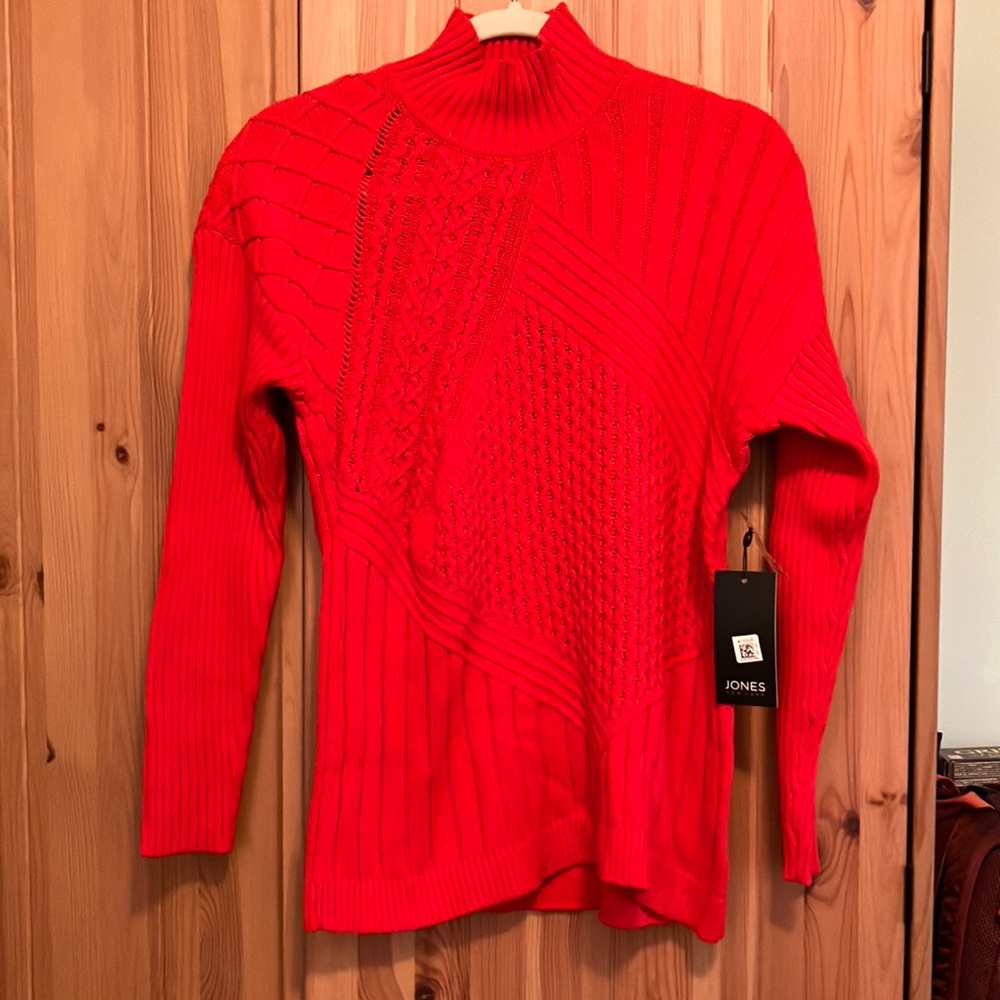 Jones New York women’s mock-neck sweater, sizes small